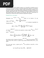 Derivación Numérica