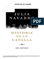 Descargar Historia de Un Canalla (PDF - Epub - Mobi) Por Julia Navarro