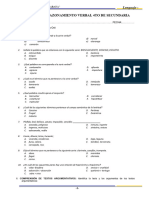 Examen de Raz - Verbal - 4to Año - I TRIM