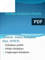 Elemen Kebijakan (2 Desember 2022) Pakai