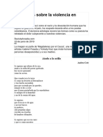 16 Poemas Sobre La Violencia en Colombia