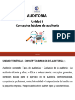 Unidad I - Conceptos Básicos de Auditoría