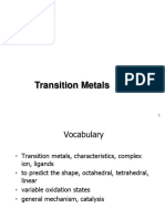 Transition Metals