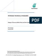 Petronas Technical Standards: Design of Pressure Relief, Flare and Vent Systems