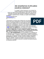 MUY INTERESANTE Qué Puede Enseñarnos La IA Sobre Nosotros Mismos