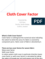 Cloth Cover Factor