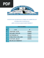 1 Amanuel Atto 1305462 2 Getahun Zewud 1306029 3 Liuneh Belay 1301921 4 Yohannes G/Selasse 1303090 5 Natnael Akalu 1302352 6 Beamlak Cherinet