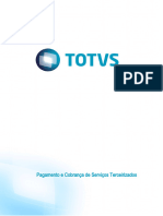 070.TOTVS - SRV.APOSTILA - Pagamento de Serviços Terceirizados