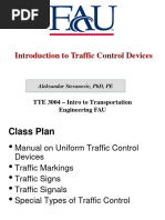 Intro To Traffic Control Devices