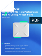 RG-RAP2260 Wi-Fi 6 AX3000 Multi-G AP Datasheet