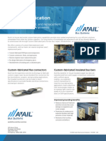 Avail Bus Systems Custom Fabrication Data Sheet