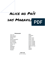 Roteiro Alice No País Das Maravilhas