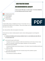 LEED PRACTISE EXMS - Indooe Environmental Quality