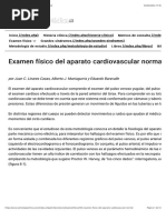 Examen Físico Del Aparato Cardiovascular Normal