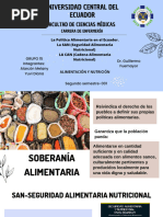 Grupo 15-La Política Alimentaria en El Ecuador. La SAN (Seguridad Alimentaria Nutricional) LA CAN (Cadena Alimentaria Nutricional)