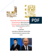 Análisis Del Conflicto Ruso Ucraniano