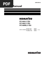 Pc160lc 7e0 Pc180lc 7e0 Pc180nlc E0 Komatsu Shop Manual