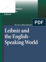 Leibniz - and The English Speaking World