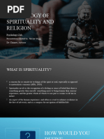 Psychology of Spirituality and Religion