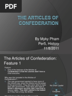 The Articles of Confederation PROJECT