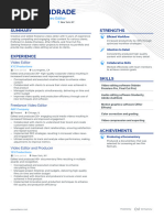 Carter Andrade Resume