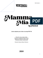 Libreto Mamma Mia 2024