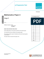 Maths Paper Class 5