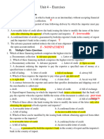 Unit 4 - Exercises to sts tiếng anh chuyên ngành 3 FTU