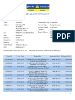 Sooraj Indian Bank Statement