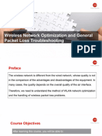 09 Wireless Network Optimization and Packet Loss Troubleshooting III