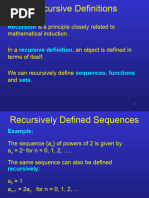 Recursive Definitions