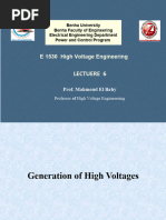 LECTUERE 6 E 1530 High Voltage Engineering