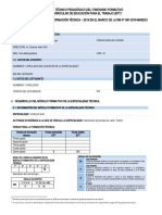 Ejemplo de Informe Tecnico 5to