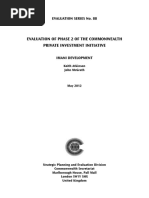 88 - Evaluation of Phase 2 of The Commonwealth Private Investment Initia...