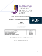 AGR 521 Soil Fertility Lab Report Group 4