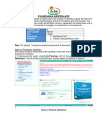 MEESEVA User Manual For KIOSKS Ver 1.2-Possession Certificate