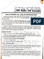 Contract of Sale of Goods