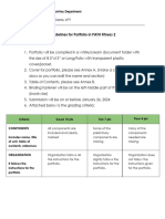 PATH Fit 2 Guidelines For Portfolio