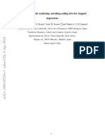 Relativistic Chaotic Scattering: Unveiling Scaling Laws For Trapped Trajectories