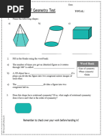 GR 7 MCTT Geometry Test