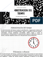 Administración Del Tiempo