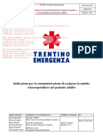 Indicazioni Per La Somministrazione Di Ossigeno in Ambito Extraospedaliero Nel Paziente Adulto