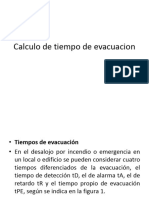 Calculo de Tiempo de Evacuacion