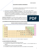 Formulación Inorgánica (Apuntes 4º ESO)