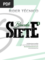 Rider Técnico Banda Siete