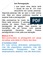 Versículos Sobre Perseguição