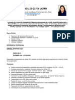 Curriculum Vitae - Zayda Corzo