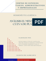 Trabajao 1 - Análisis El Mito de La Caverna de Platón - Hermenéutica Jurídica 07-06-23-Grupo 5