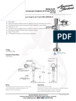 Fluxómetro Manual para Mingitorio de 0.5 LPD Flowise: Manuales