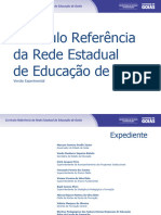 Goias Curriculo Referencia Da Rede Estadual de Educacao de Goias Ensino Fundamental e Medio